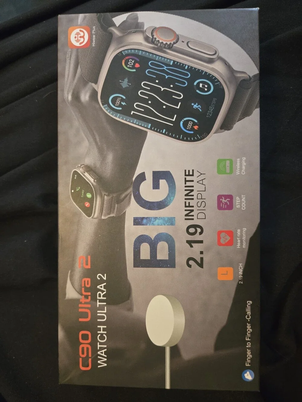 Smartwatch - Silver with Black Band